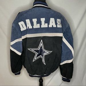 NFL Dallas Cowboys genuine suede leather jacket
